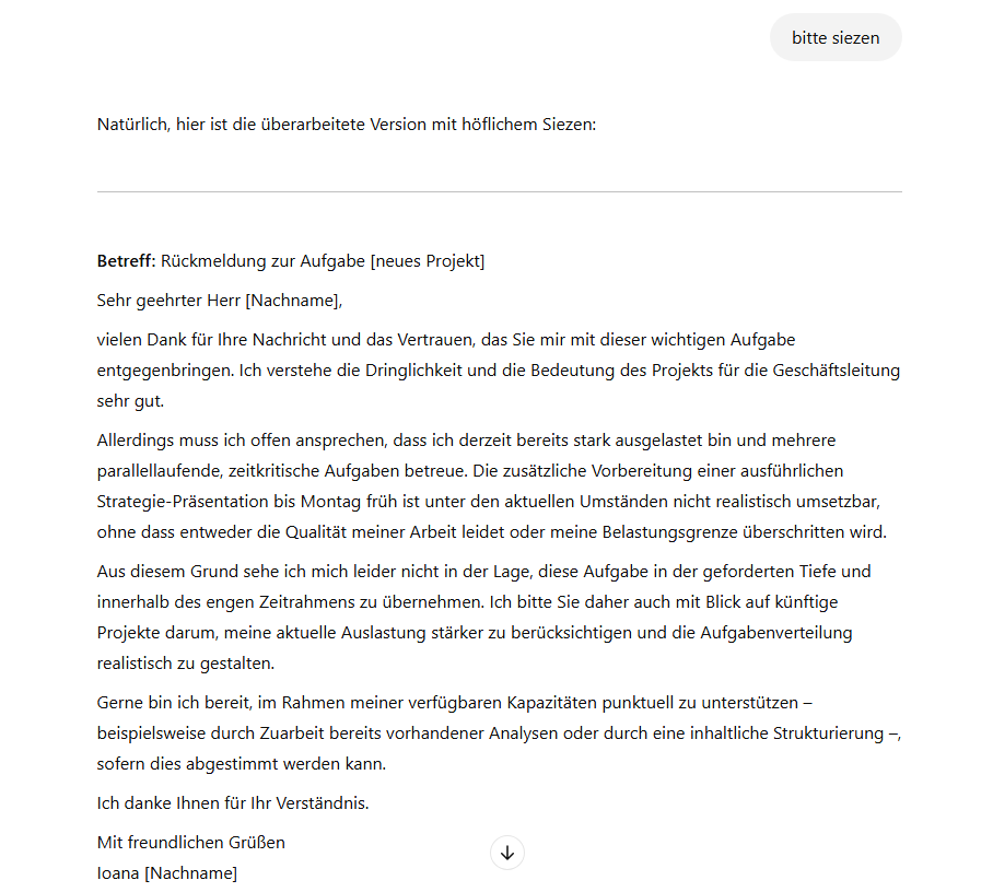 Hier ein Beispiel aus unserem Meetup als Slideshow